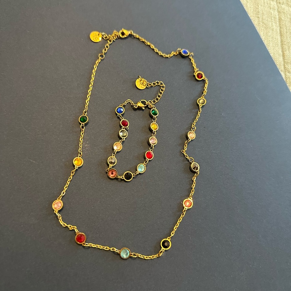 Gold Eras Tour Bracelet and Necklace